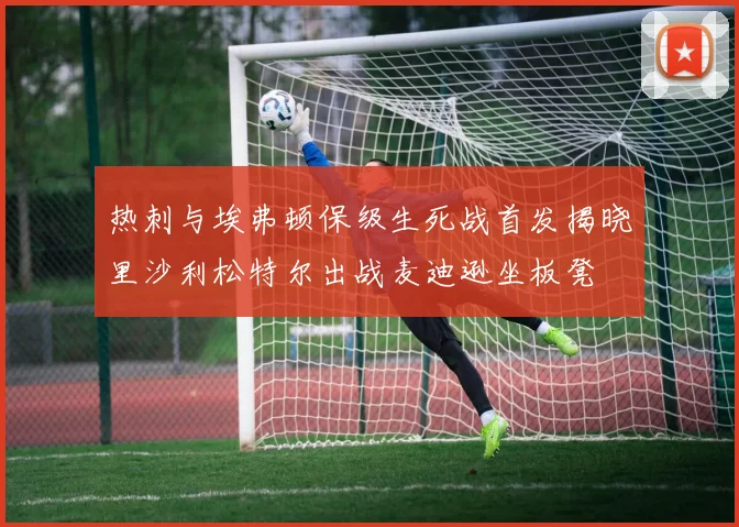 热刺与埃弗顿保级生死战首发揭晓里沙利松特尔出战麦迪逊坐板凳